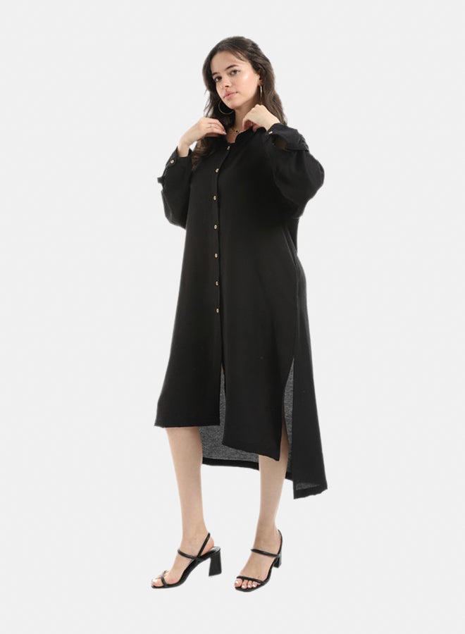 Azul Long Shirt Dress - Image 1